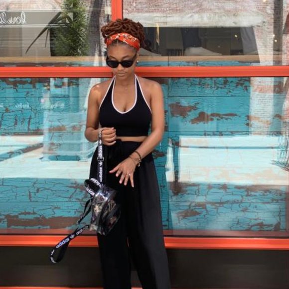 Adidas Transparent Mini Trefoil Backpack Black - Picture 14 of 16